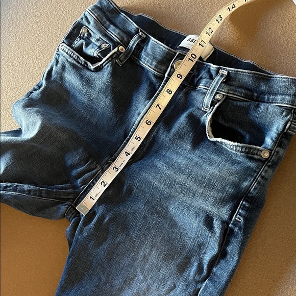 Agolde Sophie Crop Raw Hem Skinny Denim Jeans- 30 - Picture 11 of 13